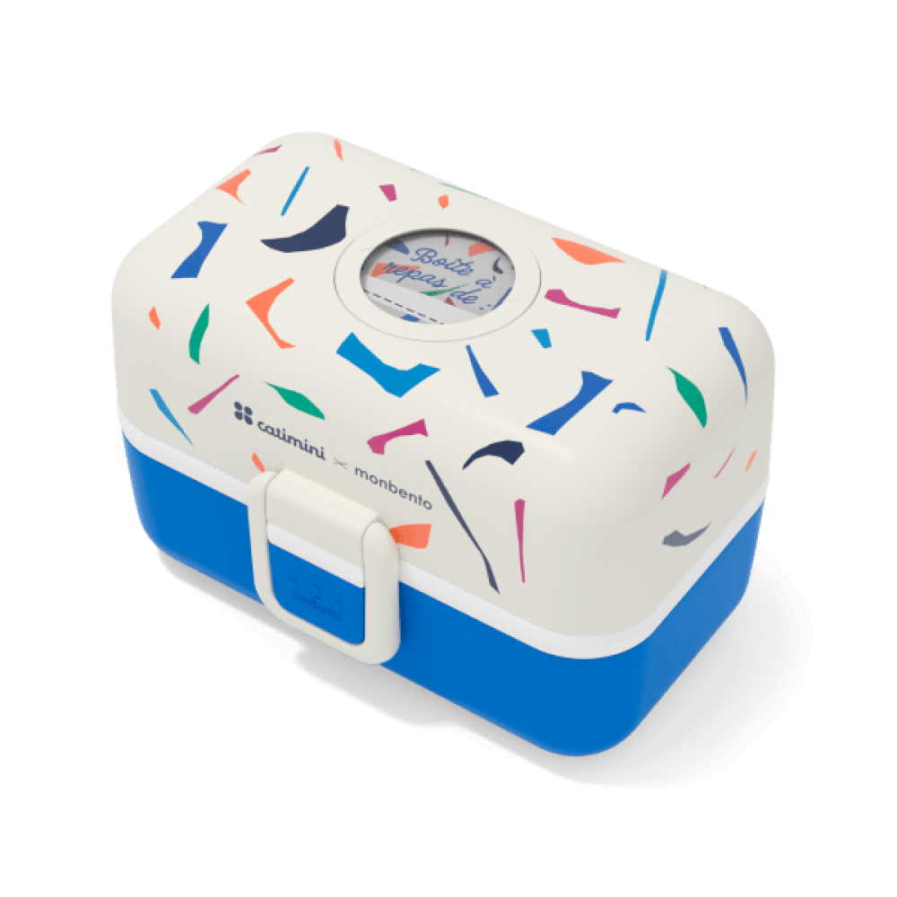 Δοχείο Φαγητού Monbento MB Tresor - Catmini - Blue Terrazzo - 16x9,2x10,4cm - 0,8L