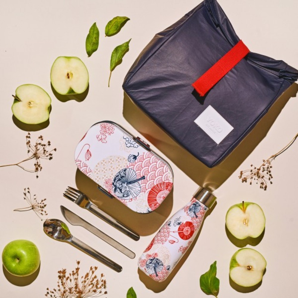 Yoko Design Μονωμένη Τσάντα Για Δοχείο Φαγητού - Μπλε - 28cm X 20cm X 11cm