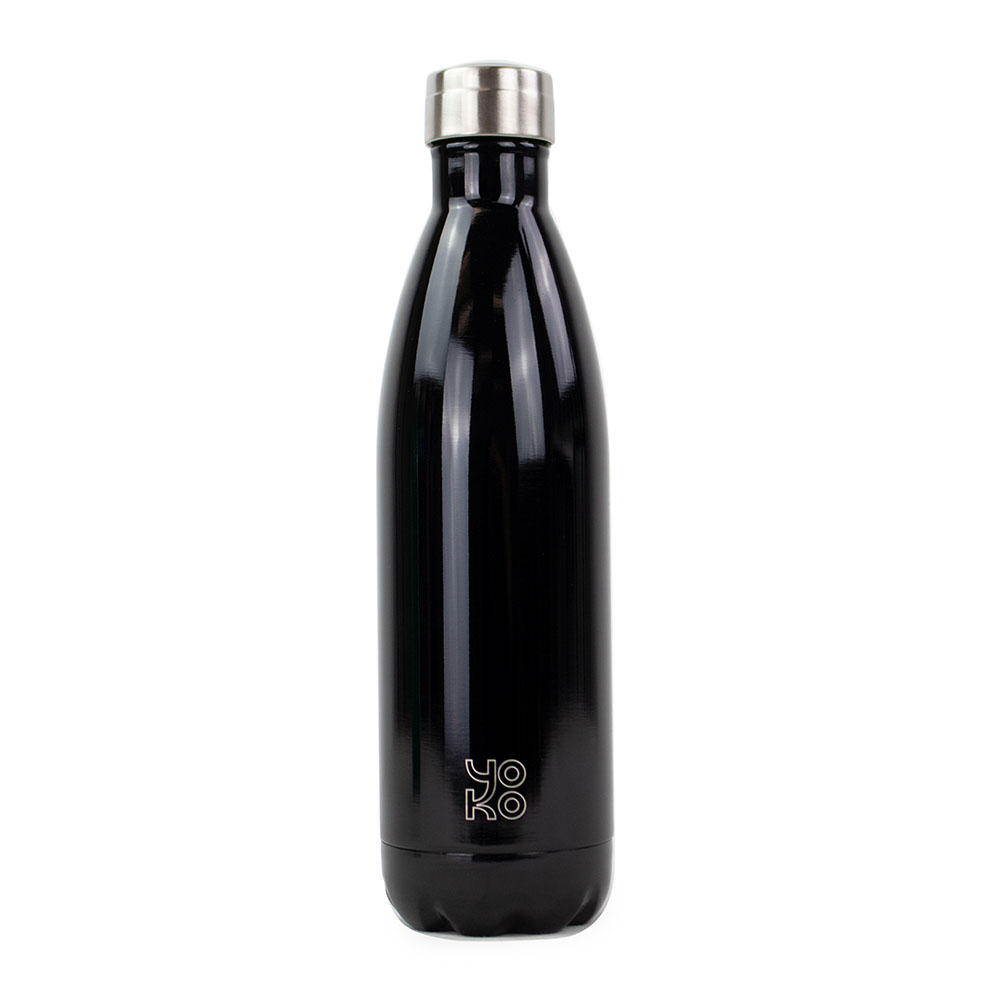 Yoko Design Ισοθερμικό Μπουκάλι Μαύρο 750ml