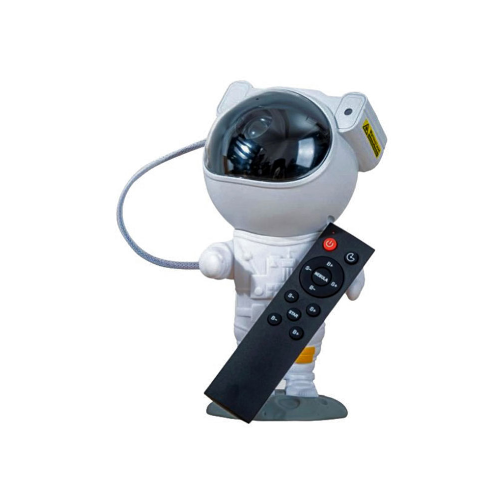 XO CF1 Παιδικό Φωτιστικό Projector Astronaut Star Λευκό 21 x 11 cm