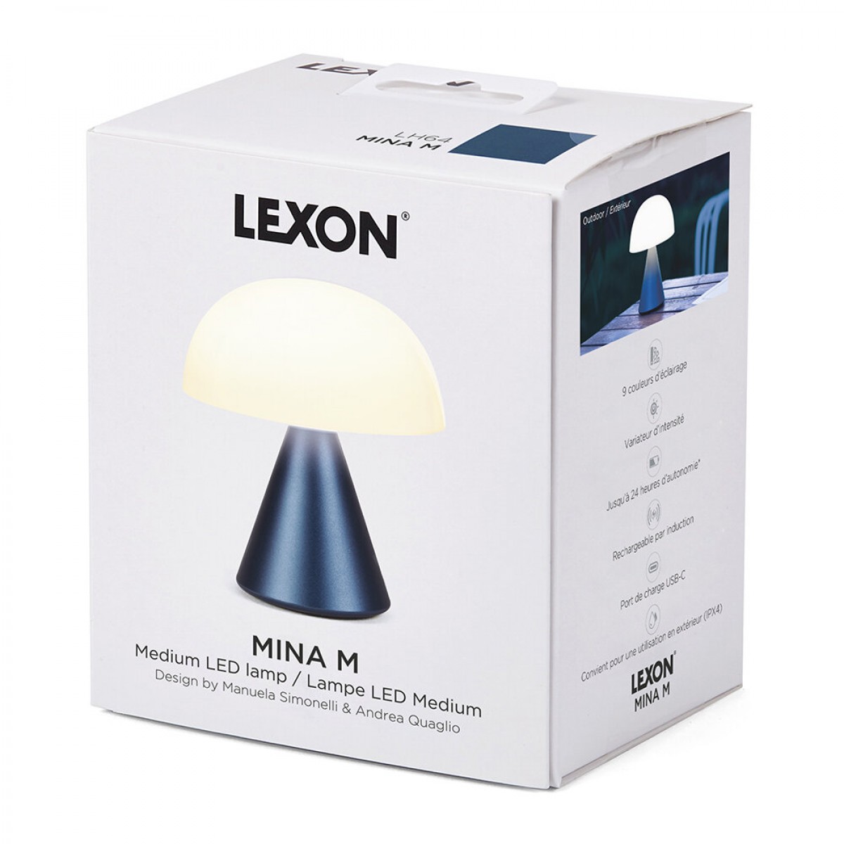 Επιτραπέζιο LED Φωτιστικό LEXON Mina Medium - Ανθρακί