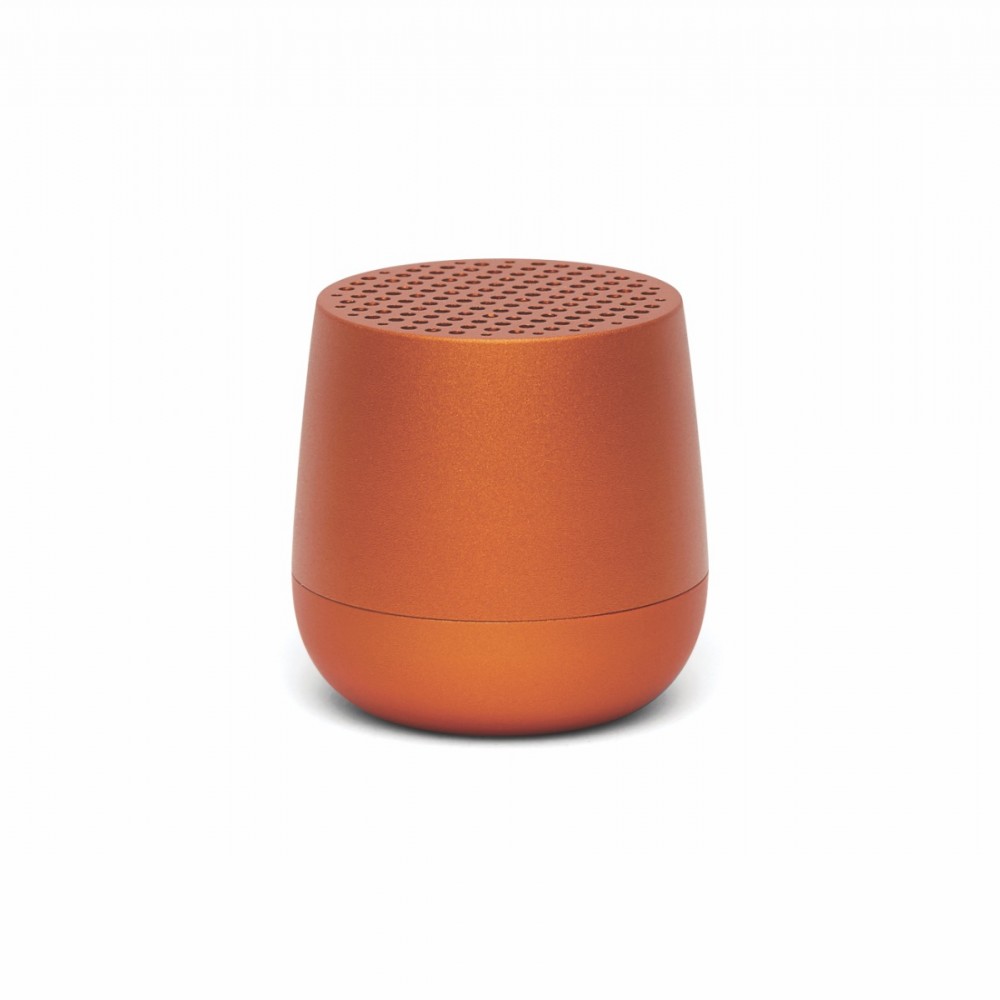 Portable Bluetooth® Ηχείο Ασύρματης Φόρτισης LEXON 3W Mino & Alu - Πορτοκαλί