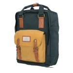 Doughnut Macaroon Slate Green x Yellow - Backpack