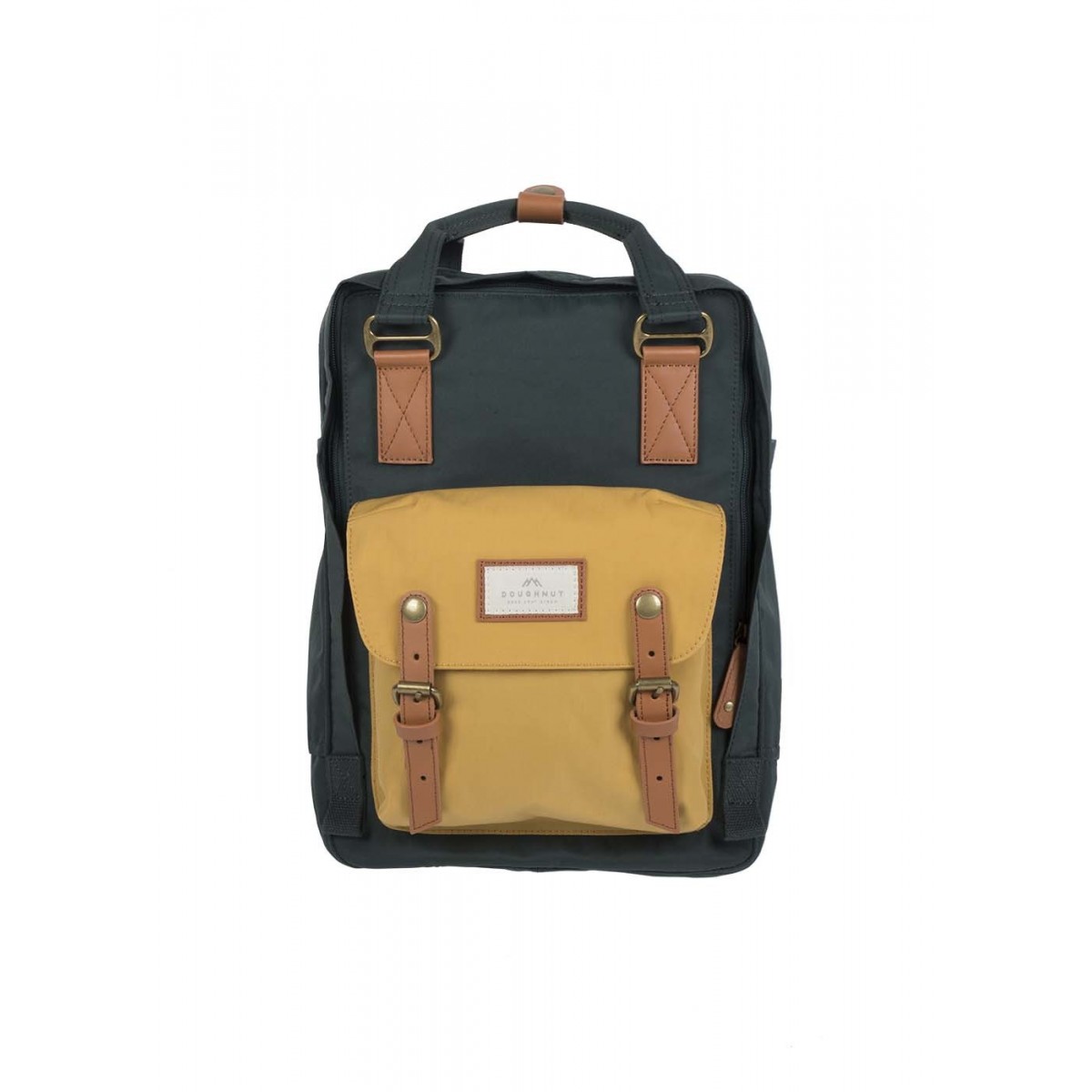 Doughnut Macaroon Slate Green x Yellow - Backpack