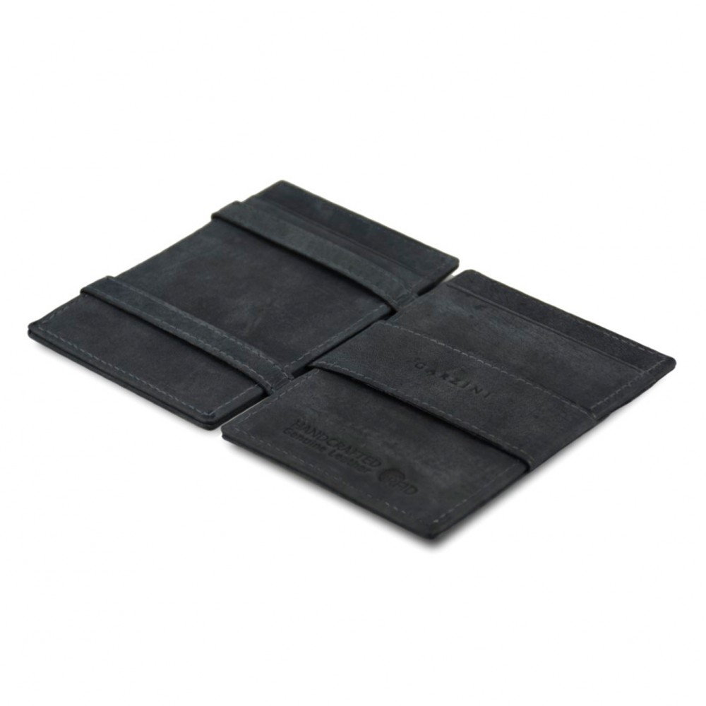 Garzini Essenziale Wallet - Vintage - Μαύρο Άνθρακα (Carbon Black)