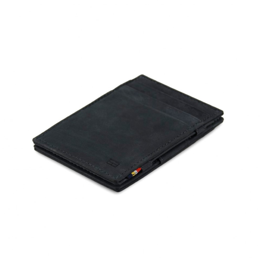 Garzini Essenziale Wallet - Vintage - Μαύρο Άνθρακα (Carbon Black)