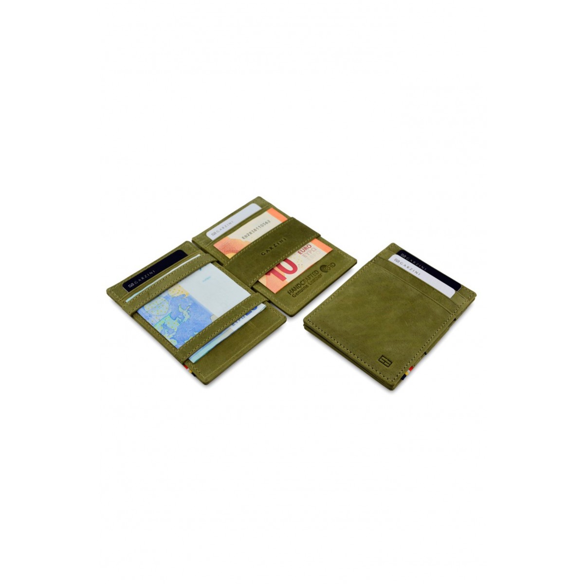 Garzini Essenziale Wallet - Vintage - Πράσινο (Olive Green)