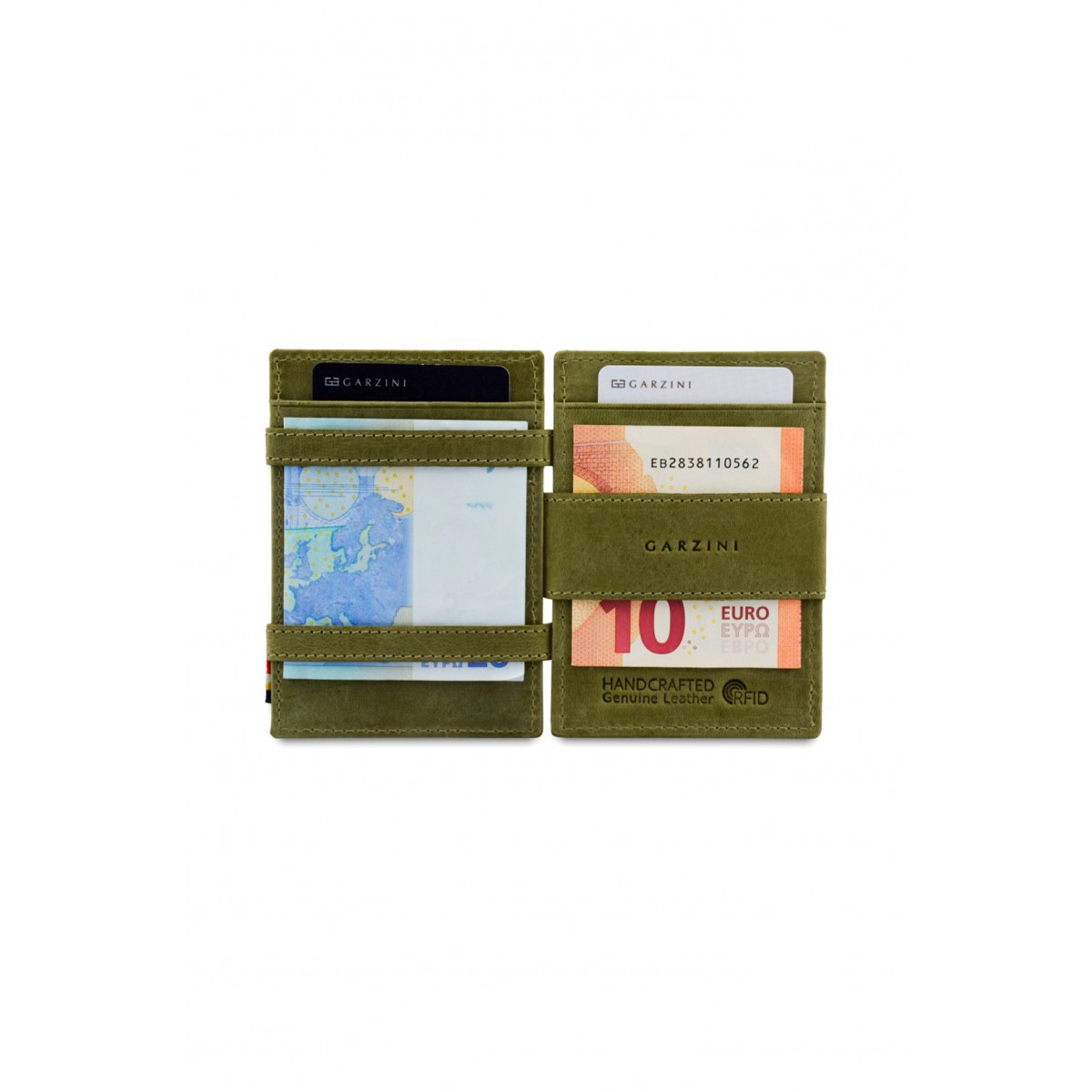 Garzini Essenziale Wallet - Vintage - Πράσινο (Olive Green)