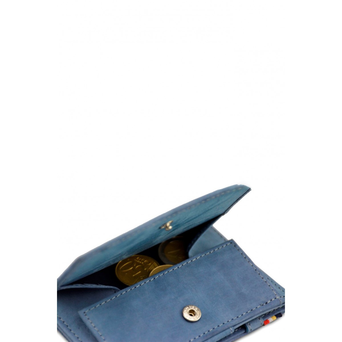 Garzini Essenziale Coin Pocket Πορτοφόλι - Vintage - Μπλε (Sapphire Blue)