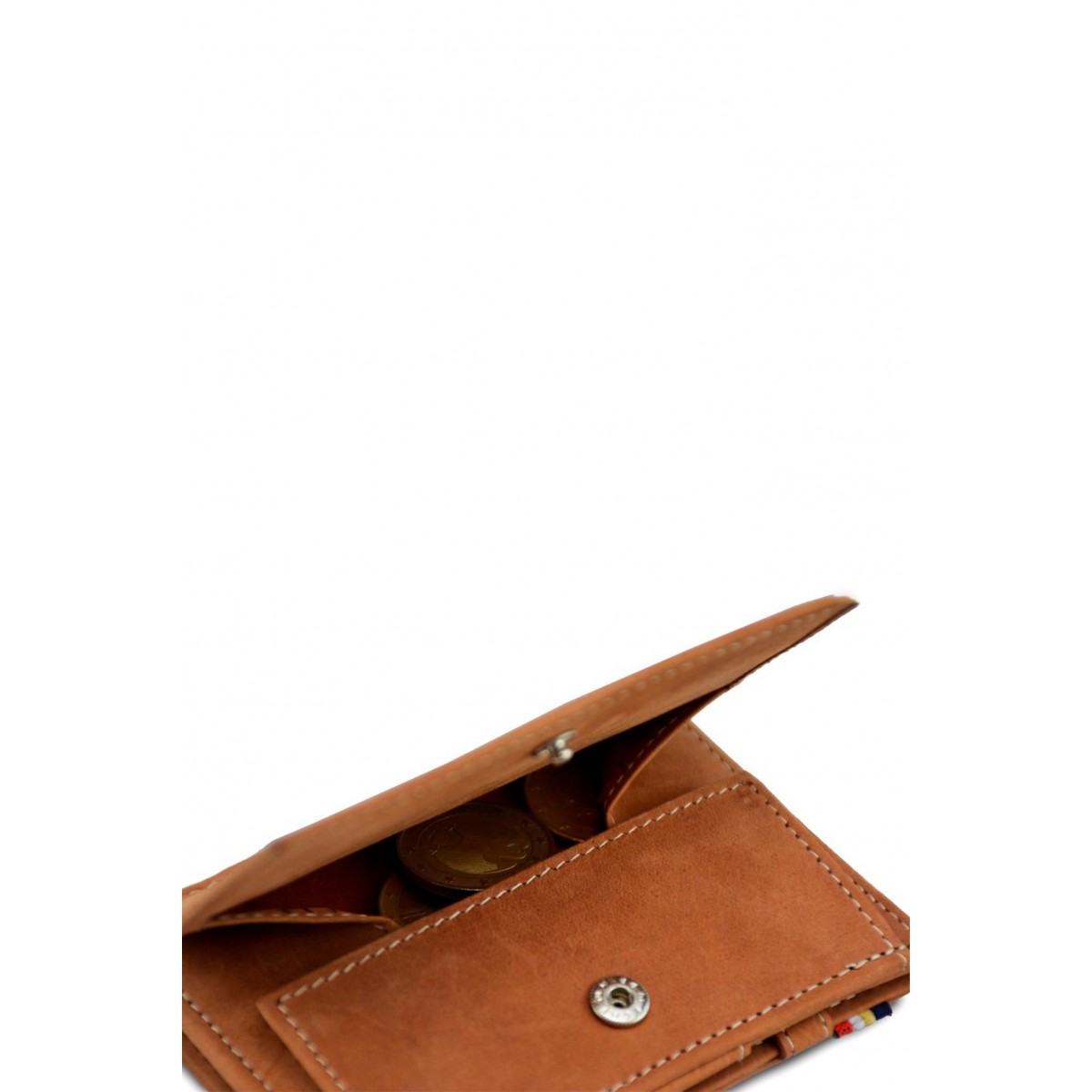 Garzini Essenziale Coin Pocket Πορτοφόλι - Vintage - Καφέ Ανοιχτό (Camel Brown)