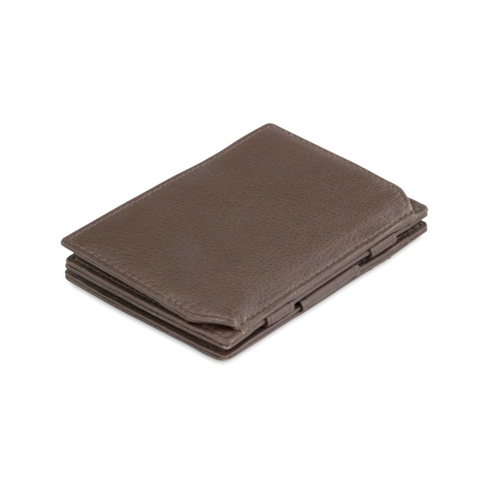 Garzini Essenziale Coin Pocket Πορτοφόλι - Nappa - Καφέ Σοκολατί (Chocolate Brown)