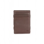 Garzini Essenziale Coin Pocket Πορτοφόλι - Nappa - Καφέ Σοκολατί (Chocolate Brown)