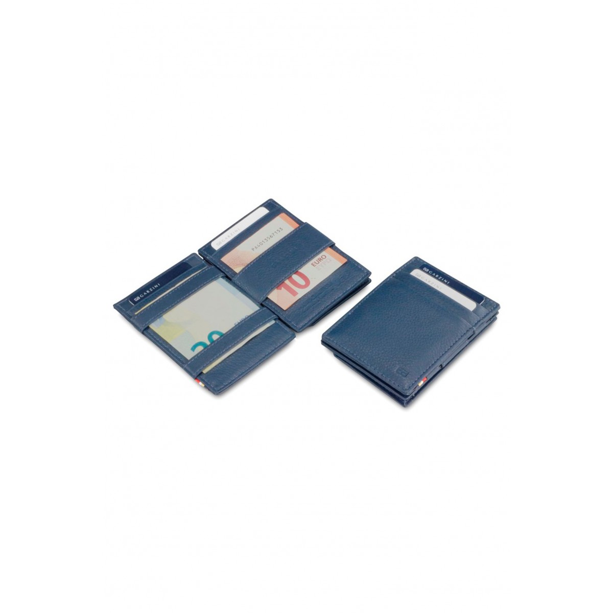 Garzini Essenziale Coin Pocket Πορτοφόλι - Nappa - Μπλε (Navy Blue)