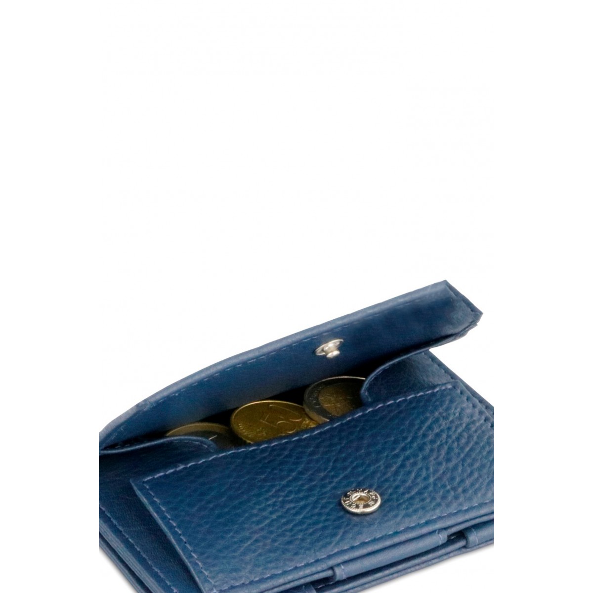 Garzini Essenziale Coin Pocket Πορτοφόλι - Nappa - Μπλε (Navy Blue)