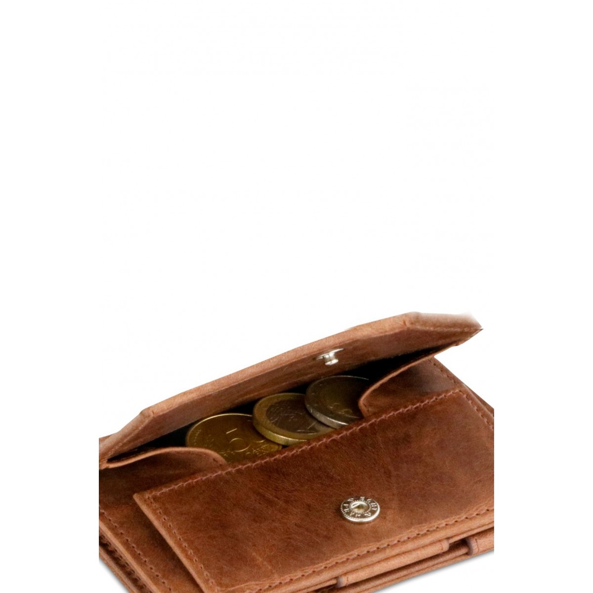 Garzini Essenziale Coin Pocket Πορτοφόλι - Brushed - Καφέ