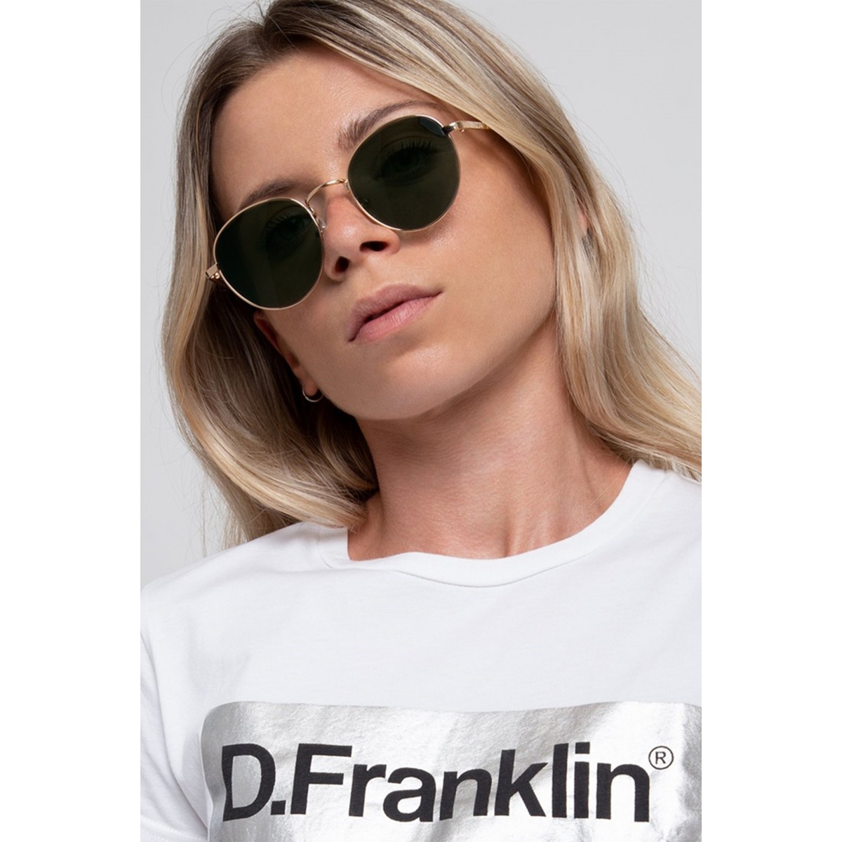 D. Franklin Classic Metal Round Gold - G15 / 47mm