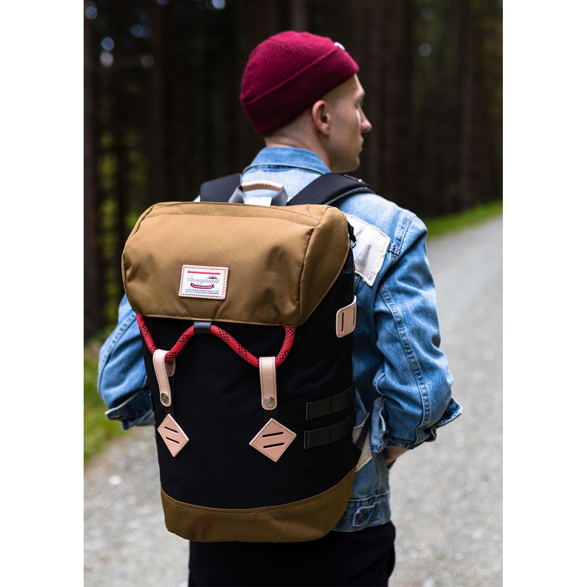 Doughnut Colorado Cordura Black X Camel - Backpack