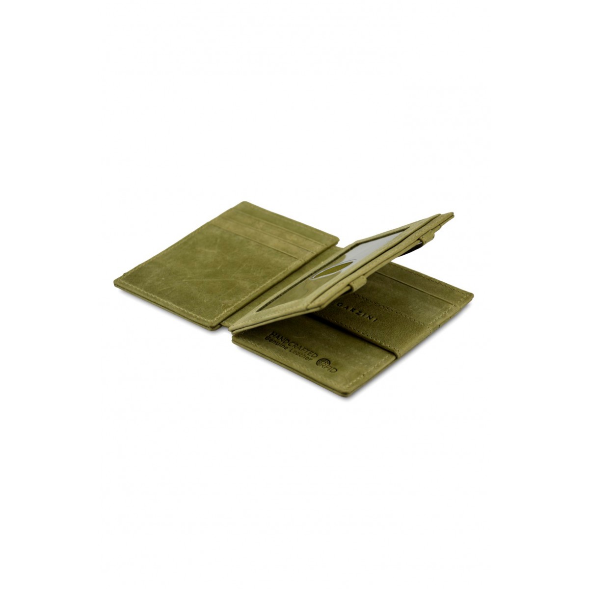 Garzini Magistrale Wallet - Vintage - Πράσινο (Olive Green)