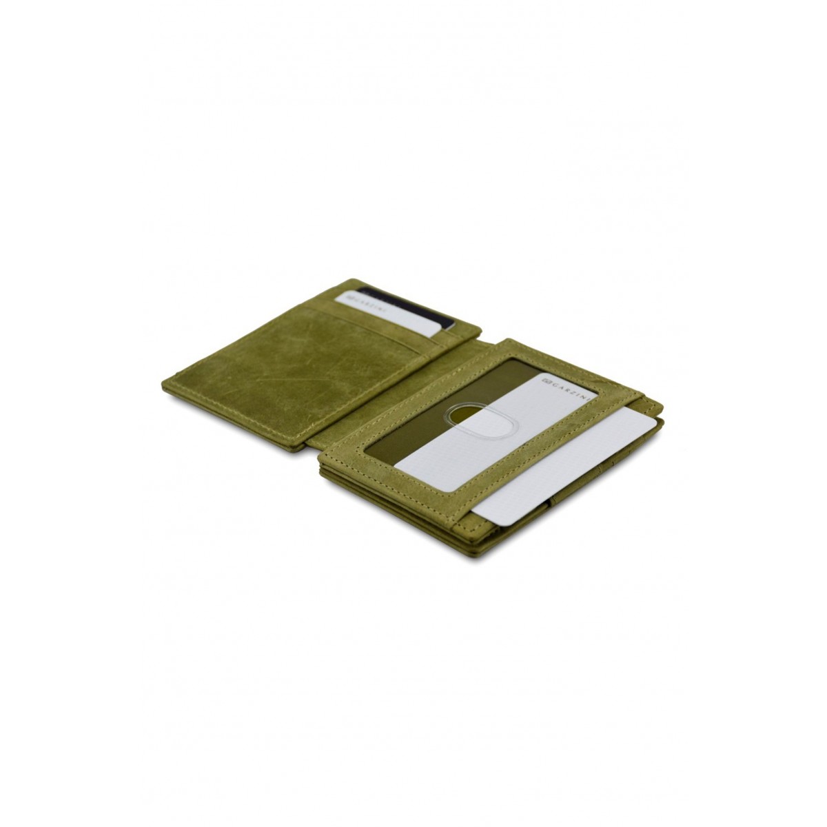 Garzini Magistrale Wallet - Vintage - Πράσινο (Olive Green)