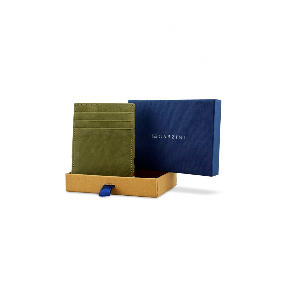 Garzini Magistrale Wallet - Vintage - Πράσινο (Olive Green)