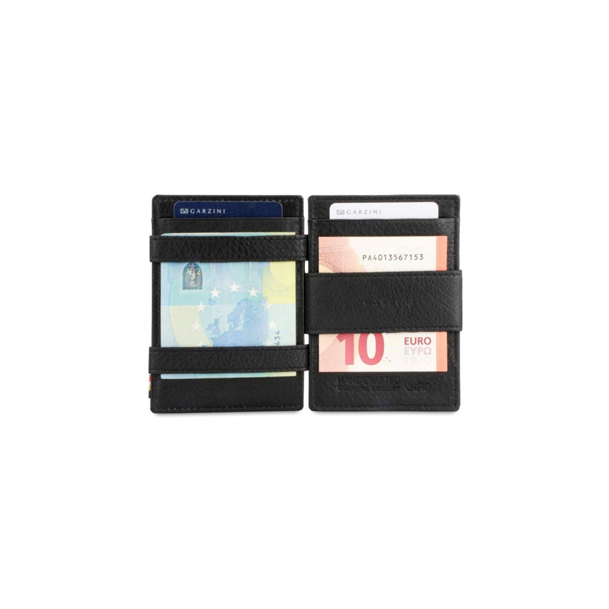 Garzini Magistrale Wallet - Nappa - Μαύρο (Raven Black)