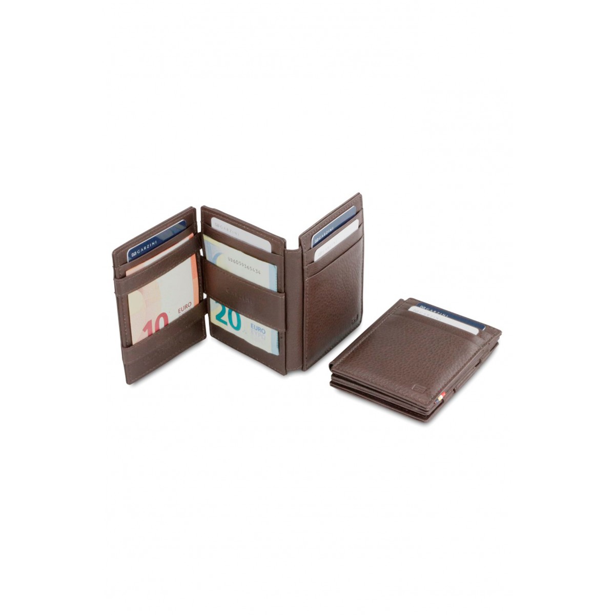 Garzini Magistrale Wallet - Nappa - Καφέ Σοκολατί (Chocolate Brown)