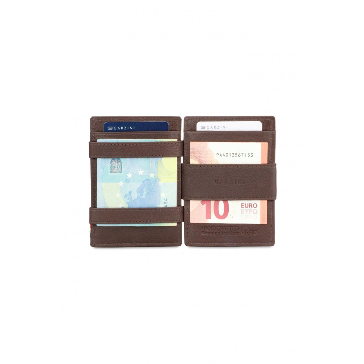 Garzini Magistrale Wallet - Nappa - Καφέ Σοκολατί (Chocolate Brown)