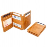 Garzini Magistrale Wallet - Brushed - Καφέ Κονιάκ