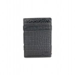 Garzini Magistrale Wallet - Croco - Μαύρο