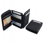 Garzini Magistrale Coin Wallet - Vintage - Μαύρο Άνθρακα (Carbon Black)