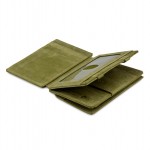 Garzini Magistrale Coin Wallet - Vintage - Πράσινο (Olive Green)