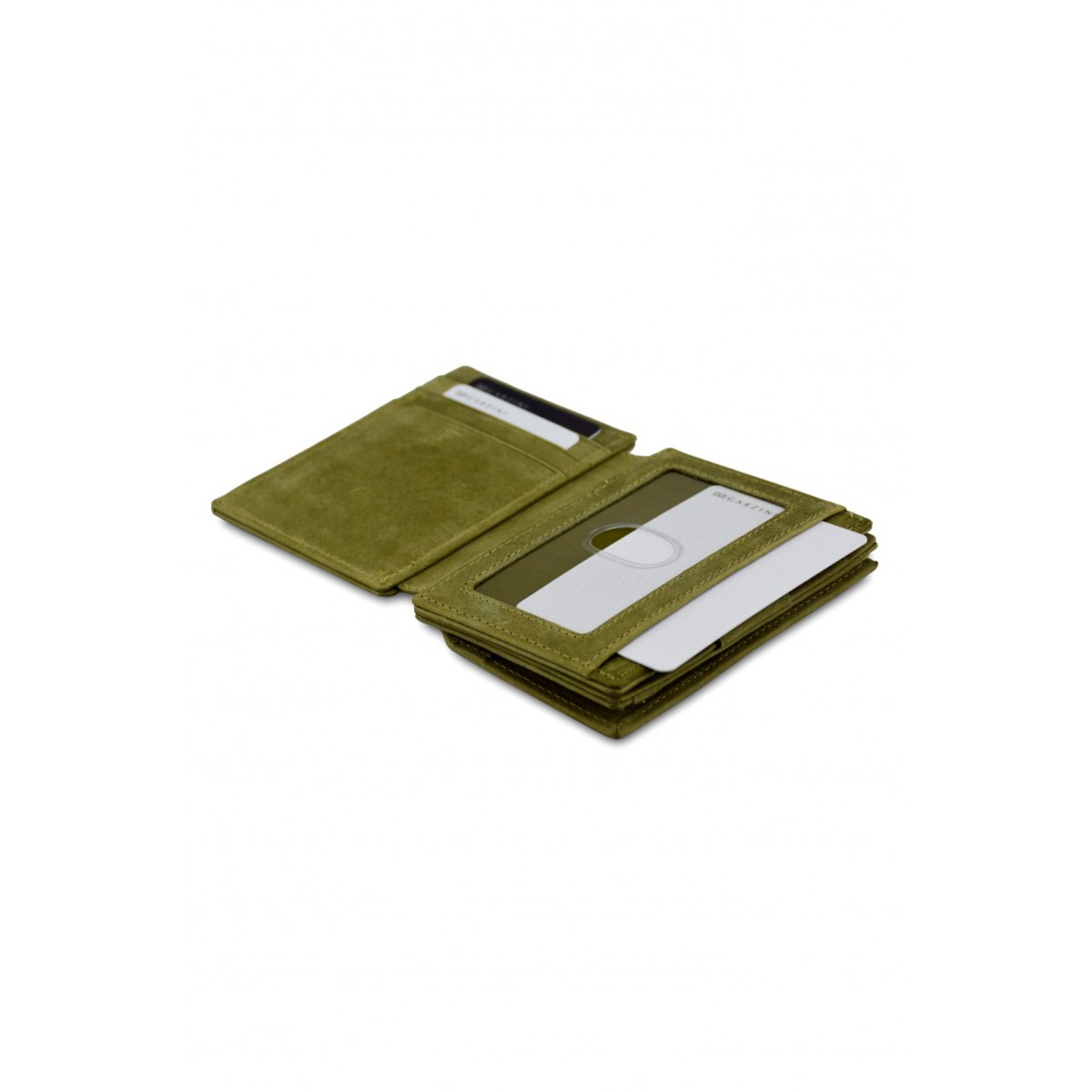 Garzini Magistrale Coin Wallet - Vintage - Πράσινο (Olive Green)