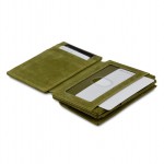 Garzini Magistrale Coin Wallet - Vintage - Πράσινο (Olive Green)