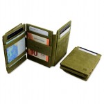 Garzini Magistrale Coin Wallet - Vintage - Πράσινο (Olive Green)