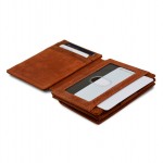 Garzini Magistrale Coin Wallet - Vintage - Καφέ Σκούρο (Java Brown)