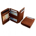 Garzini Magistrale Coin Wallet - Vintage - Καφέ Σκούρο (Java Brown)