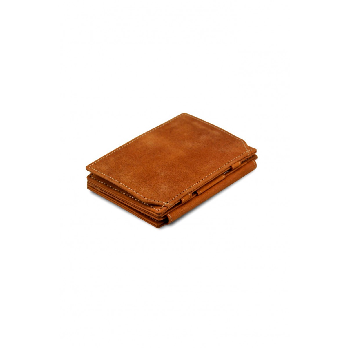 Garzini Magistrale Coin Wallet - Vintage - Καφέ Ανοιχτό (Camel Brown)