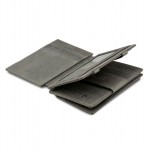 Garzini Magistrale Coin Wallet - Vintage - Γκρι (Metal Grey)