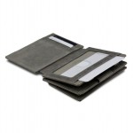 Garzini Magistrale Coin Wallet - Vintage - Γκρι (Metal Grey)