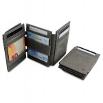 Garzini Magistrale Coin Wallet - Vintage - Γκρι (Metal Grey)