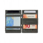 Garzini Magistrale Coin Wallet - Vintage - Γκρι (Metal Grey)