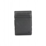 Garzini Magistrale Coin Wallet - Nappa - Μαύρο (Raven Black)