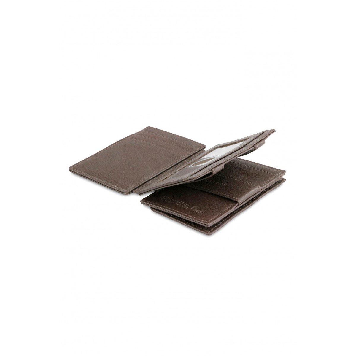 Garzini Magistrale Coin Wallet - Nappa - Καφέ Σοκολατί (Chocolate Brown)