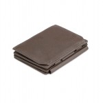 Garzini Magistrale Coin Wallet - Nappa - Καφέ Σοκολατί (Chocolate Brown)