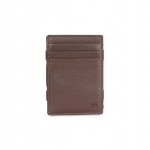 Garzini Magistrale Coin Wallet - Nappa - Καφέ Σοκολατί (Chocolate Brown)