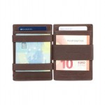 Garzini Magistrale Coin Wallet - Nappa - Καφέ Σοκολατί (Chocolate Brown)