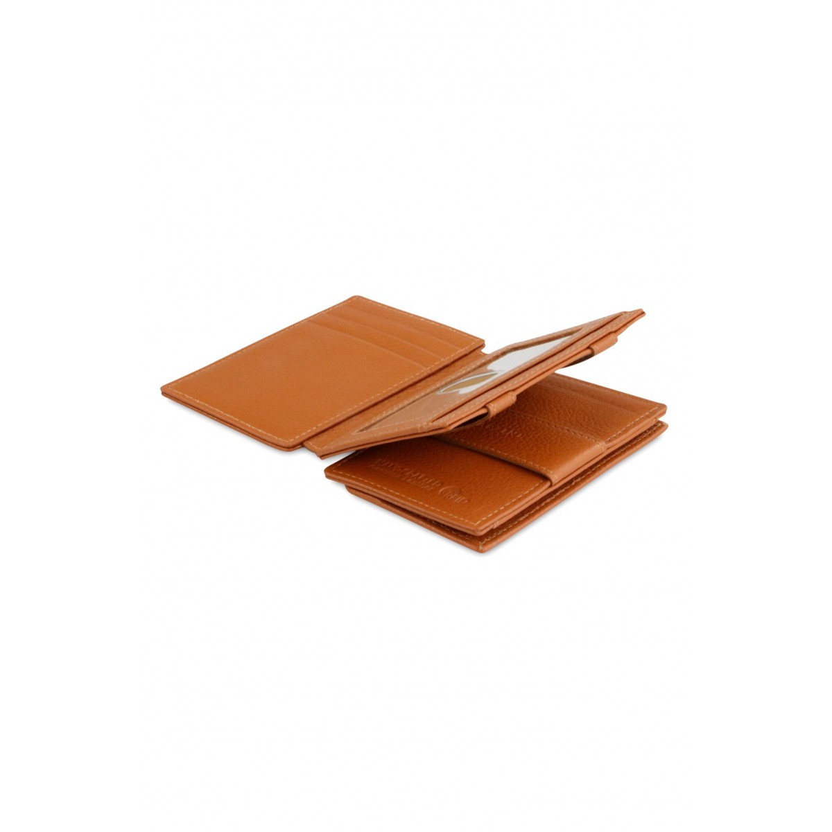 Garzini Magistrale Coin Wallet - Nappa - Καφέ Κονιάκ (Cognac Brown)