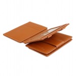 Garzini Magistrale Coin Wallet - Nappa - Καφέ Κονιάκ (Cognac Brown)