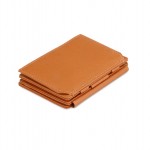 Garzini Magistrale Coin Wallet - Nappa - Καφέ Κονιάκ (Cognac Brown)