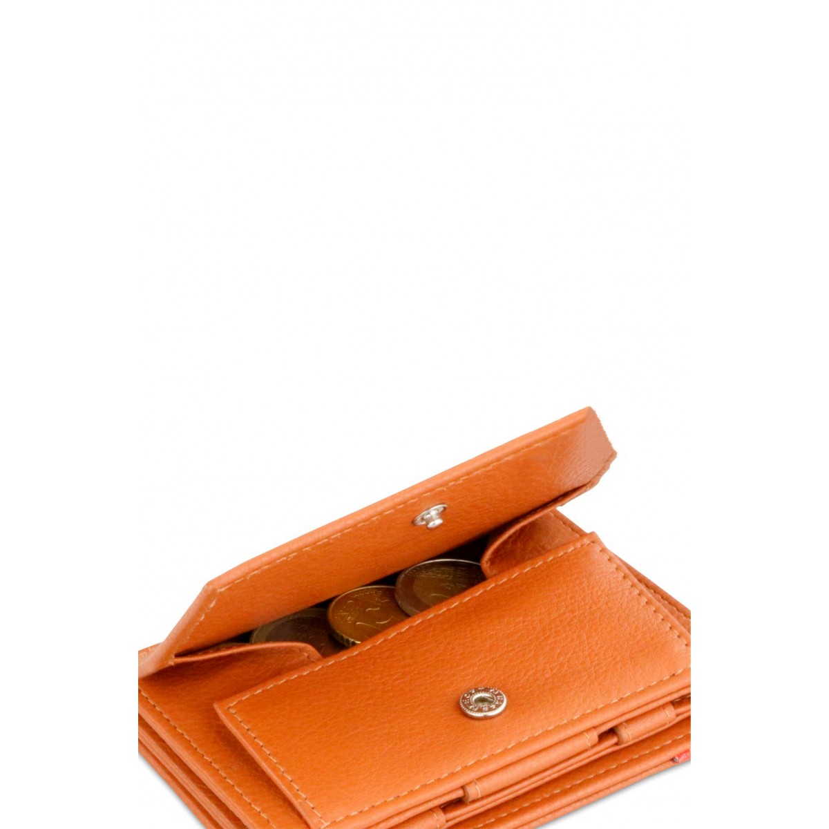 Garzini Magistrale Coin Wallet - Nappa - Καφέ Κονιάκ (Cognac Brown)